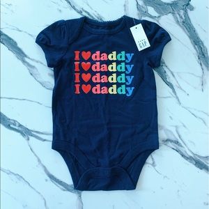 COPY - Baby Gap I Love Daddy Bodysuit